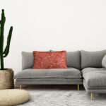 5-SOGA 30cm Cinnabar Pillow Perfect Burnt Indoor/Outdoor Corded ThrowRed Set Lumbar Throw Pillow