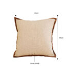 2-SOGA 50cm Vintage Cover Square Decorative Beautiful with Polyester Made Throw Pillow