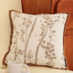 3-SOGA 2X 45cm Painting Retro Tree flower Bird Cotton Linen Home Decor Pillow Case Cushion Throw Pillow