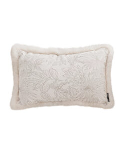 1-SOGA 30cm Romantic French Mosley Jacquard Pillow French Jungle Jacquard Raw Edge Waist Throw  Pillow