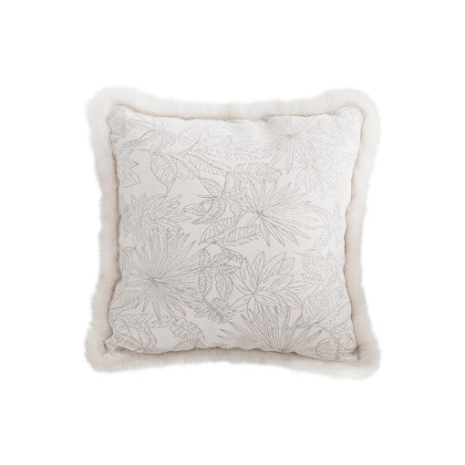 1-SOGA 45cm Pillow Cover French Jacquard Woven France Peony Floral Made Throw Pillow