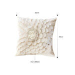 2-SOGA 45cm Pillow Sunflower Cover 100% Cotton Covers Linen Case Cushion Throw Pillow