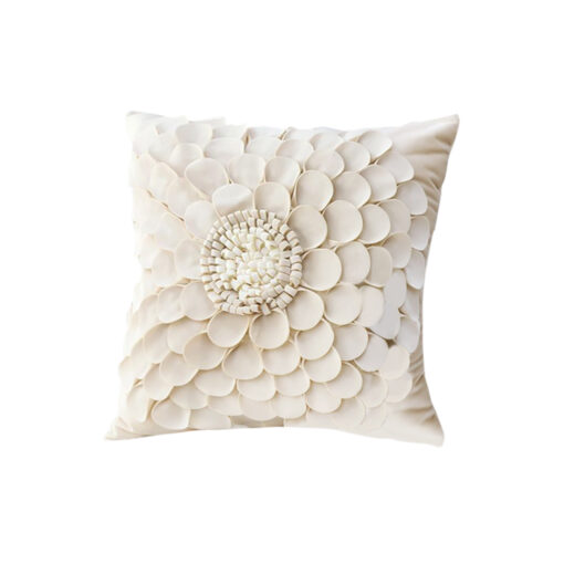 1-SOGA 45cm Pillow Sunflower Cover 100% Cotton Covers Linen Case Cushion Throw Pillow