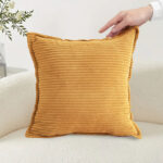 4-SOGA 45cm Wabi Sabi Arches Mustard  Indoor|Outdoor Kavka Throw Pillow