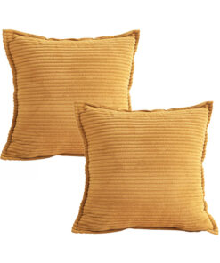 1-SOGA 2X 45cm Wabi Sabi Arches Mustard  Indoor|Outdoor Kavka Throw Pillow
