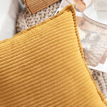 6-SOGA 2X 45cm Wabi Sabi Arches Mustard  Indoor|Outdoor Kavka Throw Pillow
