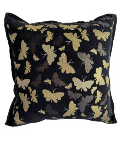 1-SOGA 45cm Vintage Butterfly with Covers Case Decorative Decor Monarch Floral Throw Pillow