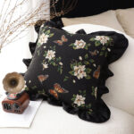 2-SOGA 2X 45cm Square Vintage Decorative Embroidered Square Throw Pillow