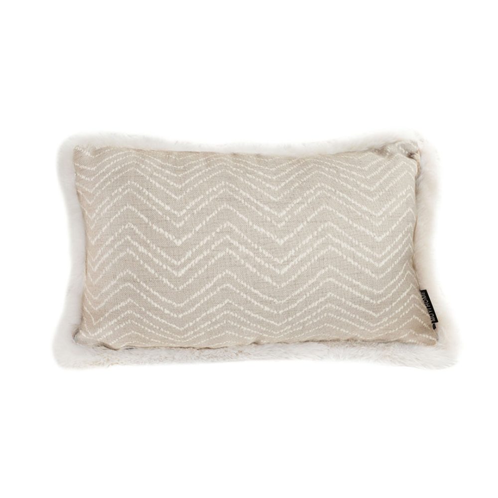1-SOGA 30cm  Wabi-sabi Cushion Herringbone Lumbar Throw  Pillow