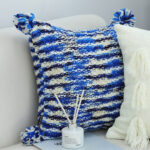 4-SOGA 2X 45cm Throw Pillow Deep Sea Blue Gradient Dyed Decorative Soft Square for Couch or Bed