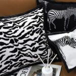3-SOGA 2X 45cm Black and White Luxury Cushion Light Mottled Texture Decorative Square Pillow Living Room