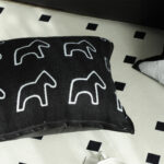 6-SOGA 2X 45cm Throw Pillow Black Teddy Fleece Square Pony Design Decorative Cushion for Living Room