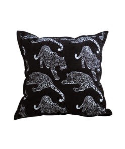 1-SOGA 45cm Throw Pillow Black Leopard Light Luxury Decorative Cushion for Living Room
