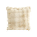 1-SOGA 50cm Throw Pillow Light  Camel Color with Rabbit  Square Cushion for Living Room Home Decor
