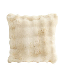 1-SOGA 50cm Throw Pillow Light  Camel Color with Rabbit  Square Cushion for Living Room Home Decor