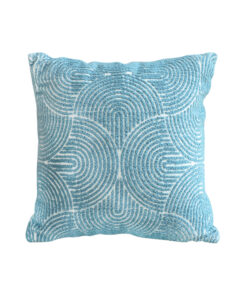 1-SOGA 50cm Blue Throw Pillow Geometric Indoor and Outdoor Corded for Home Decor