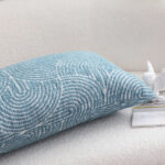 8-SOGA 35cm Blue Throw Pillow Geometric Indoor and Outdoor Corded for Home Decor
