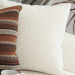 6-SOGA 50cm White Throw Pillow Premium Polyester Fiber and Cotton for Home Decor