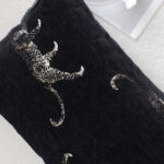 7-SOGA 35cm Black Throw Pillow Elegant Decorative Cushion Living Room Modern Home Decor