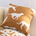 3-SOGA 50cm Throw Pillow Brown and White Cheetah Animal Print for Home D?cor