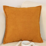 2-SOGA 50cm Throw Pillow Mustard Wabi Sabi Arches Indoor and Outdoor Kavka for Home Decor