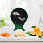 2-SOGA 2X Commercial Manual Vegetable Fruit Slicer Kitchen Cutter Machine Green