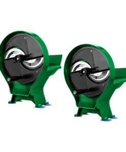 1-SOGA 2X Commercial Manual Vegetable Fruit Slicer Kitchen Cutter Machine Green