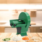 7-SOGA 2X Commercial Manual Vegetable Fruit Slicer Kitchen Cutter Machine Green