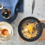 4-SOGA Stainless Steel Fry Pan 34cm Frying Pan Induction FryPan Non Stick Interior