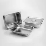 5-SOGA 12X Gastronorm GN Pan Full Size 1/2 GN Pan 20cm Deep Stainless Steel Tray With Lid