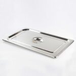 2-SOGA 4X Gastronorm GN Pan Lid Full Size 1/1 Stainless Steel Tray Top Cover