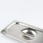 5-SOGA 4X Gastronorm GN Pan Lid Full Size 1/1 Stainless Steel Tray Top Cover