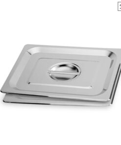 1-SOGA 2X Gastronorm GN Pan Lid Full Size 1/2 Stainless Steel Tray Top Cover