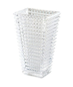 1-SOGA 22.5cm Handcrafted Clear Glass Vase