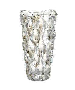 1-SOGA 29cm Glass Clear Vase Crystal VASE Thick Modern Home Decor