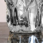 6-SOGA 30cm Glass Grey Vase Crystal VASE Thick Modern Home Decor