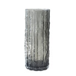 1-SOGA 30.5cm Handcrafted Grey Glass Vase