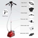 7-SOGA 80min Garment Steamer Portable Cleaner Steam Iron Red