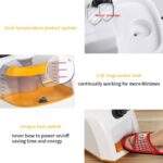 6-SOGA 2X 80min Garment Steamer Portable Cleaner Steam Iron White