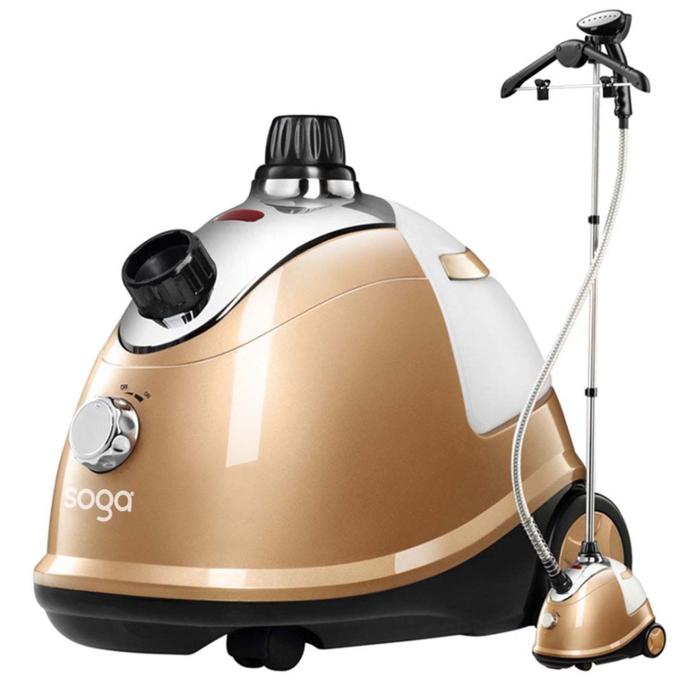 1-SOGA Garment Steamer Portable Cleaner Steam Iron Gold
