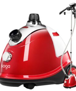 1-SOGA Garment Steamer Portable Cleaner Steam Iron Red