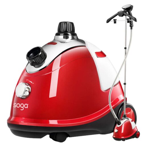1-SOGA Garment Steamer Portable Cleaner Steam Iron Red