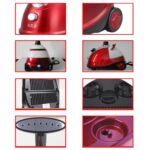 8-SOGA Garment Steamer Portable Cleaner Steam Iron Red