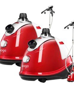 1-SOGA 2X Garment Steamer Portable Cleaner Steam Iron Red