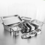 4-SOGA Gastronorm GN Pan Full Size 1/1 GN Pan 10cm Deep Stainless Steel Tray