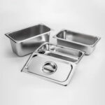 6-SOGA 12X Gastronorm GN Pan Full Size 1/1 GN Pan 10cm Deep Stainless Steel Tray