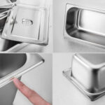7-SOGA 12X Gastronorm GN Pan Full Size 1/1 GN Pan 10cm Deep Stainless Steel Tray