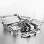 8-SOGA 12X Gastronorm GN Pan Full Size 1/1 GN Pan 10cm Deep Stainless Steel Tray