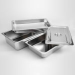 7-SOGA 2X Gastronorm GN Pan Full Size 1/1 GN Pan 10cm Deep Stainless Steel Tray