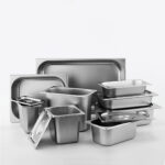 8-SOGA 2X Gastronorm GN Pan Full Size 1/1 GN Pan 10cm Deep Stainless Steel Tray